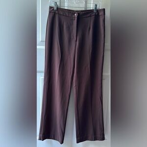 Plaza South Petite Dark Brown Pants